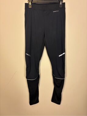 Craft Womens Black Performance VentAir Wind Skiing Pants Reflective Medium
